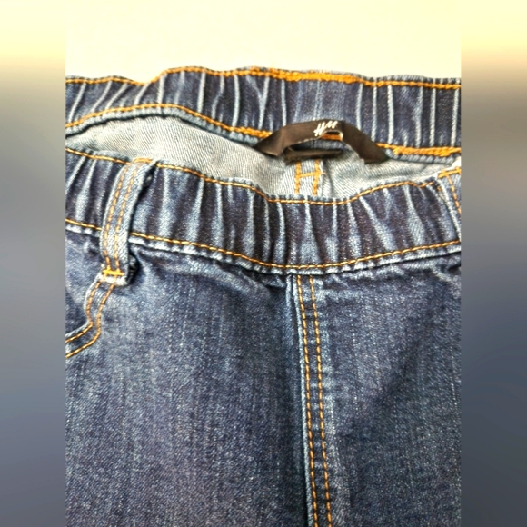 GUC H&M Elastic Waist Straight Leg Jeans Size 4 - Picture 2 of 4